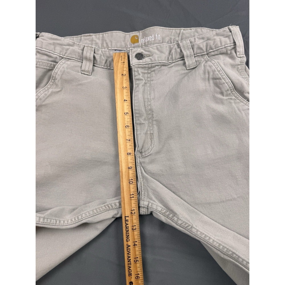 Carhartt Shorts Relaxed Fit Mens size 34 Work Tan/Beige Utility Ourdoor - Picture 4 of 10